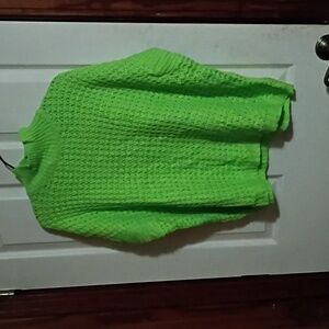 Sleeveless crochet sweater